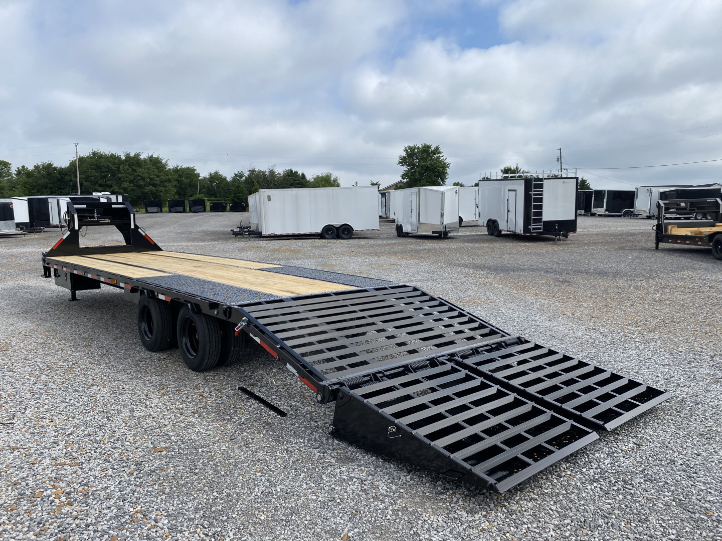 New 2026 MAXXD Gooseneck Flatbed Trailer | 102" x 30' 30K GVWR