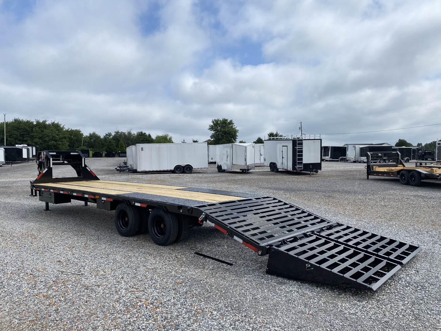 New 2026 MAXXD Gooseneck Flatbed Trailer | 102" x 30' 30K GVWR