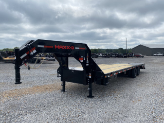 New 2026 MAXXD Gooseneck Flatbed Trailer | 102  x 30' 30K GVWR