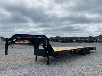 New 2026 MAXXD Gooseneck Flatbed Trailer | 102" x 30' 30K GVWR
