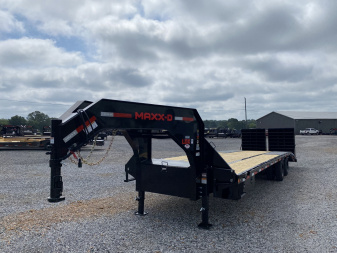 New 2026 MAXXD Gooseneck Flatbed Trailer | 102" x 30' 30K GVWR