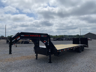 New 2026 MAXXD Gooseneck Flatbed Trailer | 102" x 30' 30K GVWR
