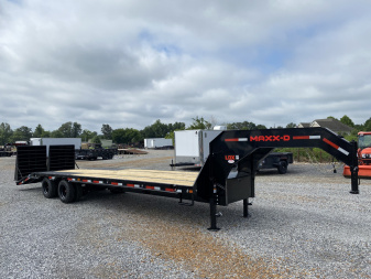 New 2026 MAXXD Gooseneck Flatbed Trailer | 102" x 30' 30K GVWR
