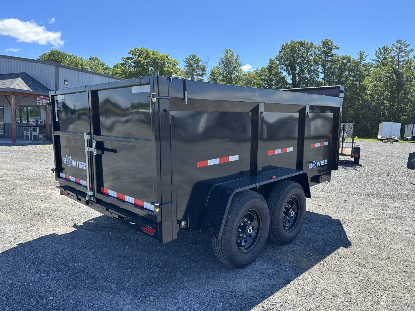 New 2026 BWISE DT712LP-LE-12 Dump Trailer