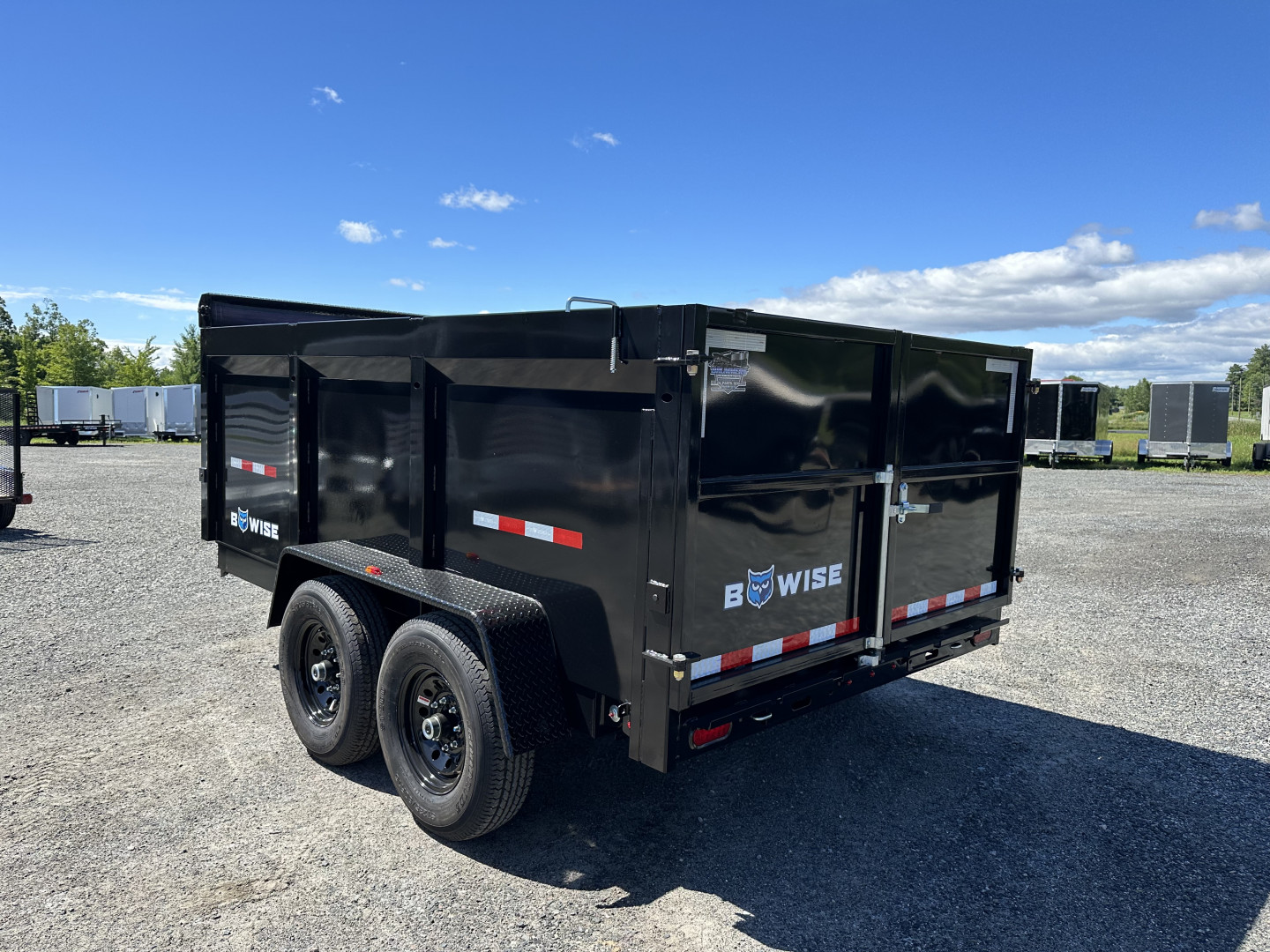 New 2026 BWISE DT712LP-LE-12 Dump Trailer