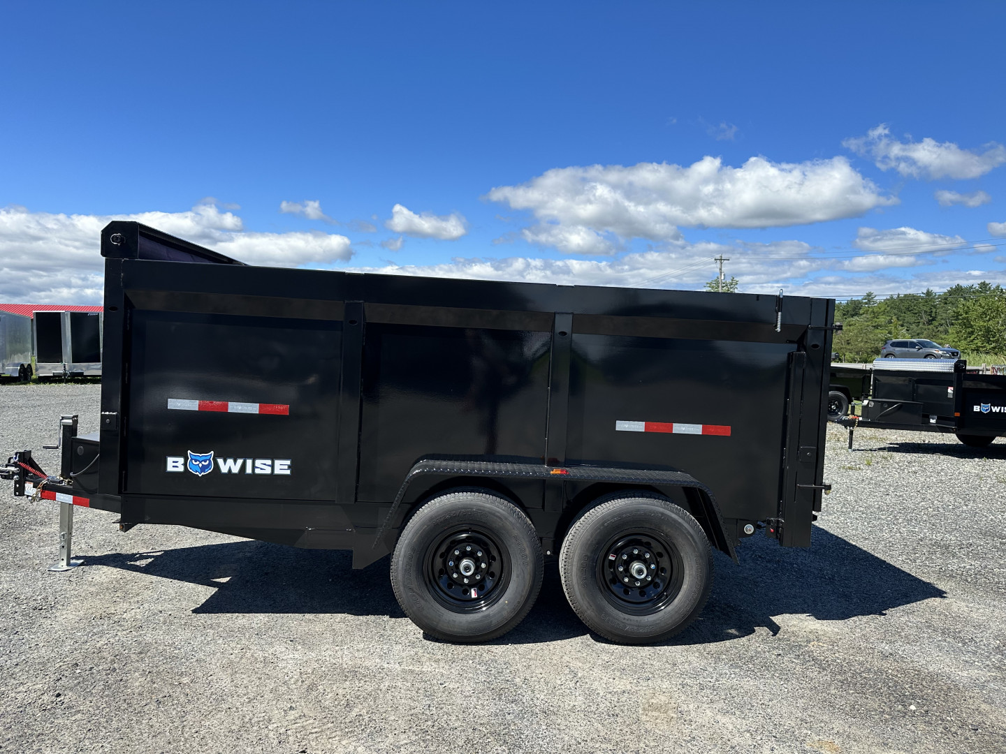 New 2026 BWISE DT712LP-LE-12 Dump Trailer
