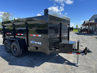 New 2026 BWISE DT712LP-LE-12 Dump Trailer