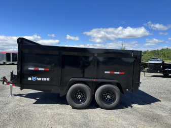 New 2026 BWISE DT712LP-LE-12 Dump Trailer