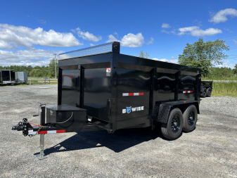 New 2026 BWISE DT712LP-LE-12 Dump Trailer