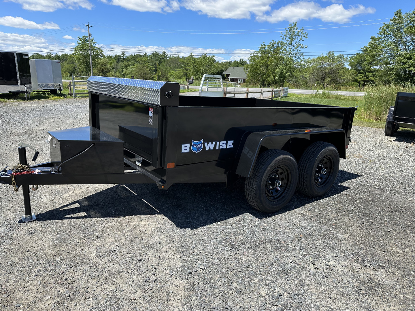 New 2026 BWISE DTR610LP-10 Dump Trailer