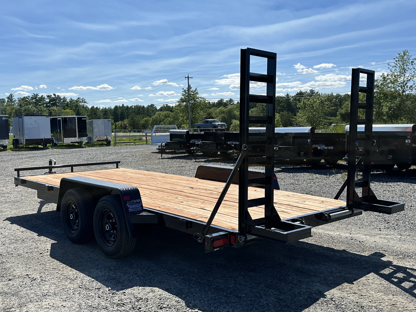 New 2026 BWISE EH18-10ELE Equipment Trailer