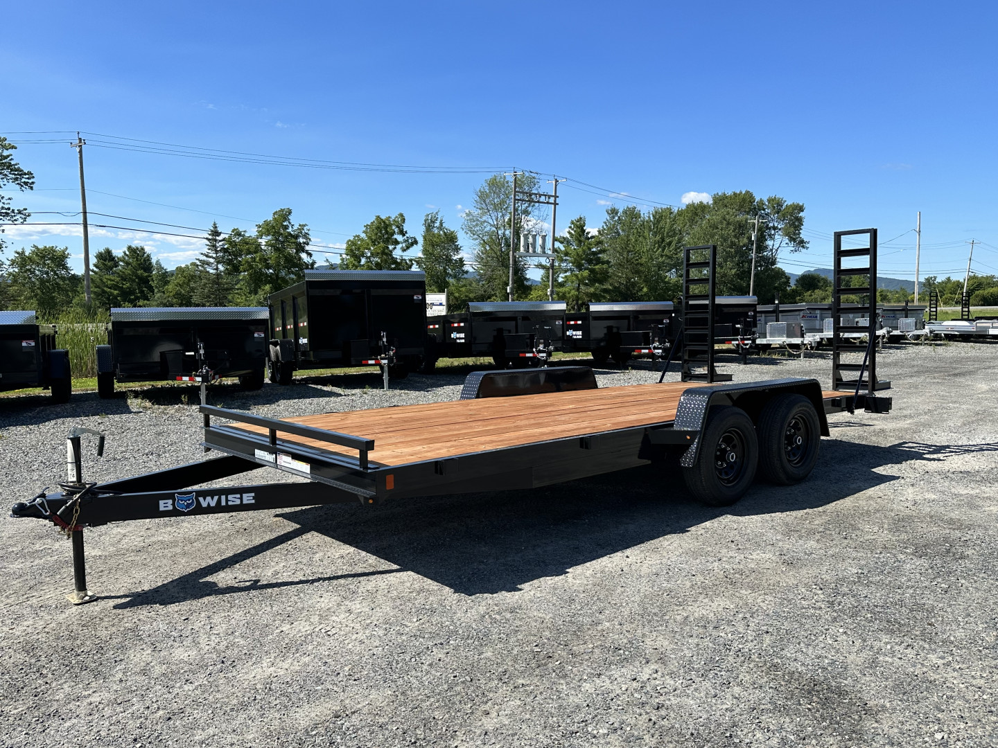 New 2026 BWISE EH18-10ELE Equipment Trailer