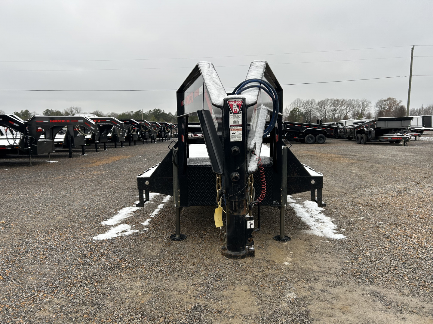 Used 2022 MAXXD 34' x 102" 30k Hyd Dove Gooseneck Trailer