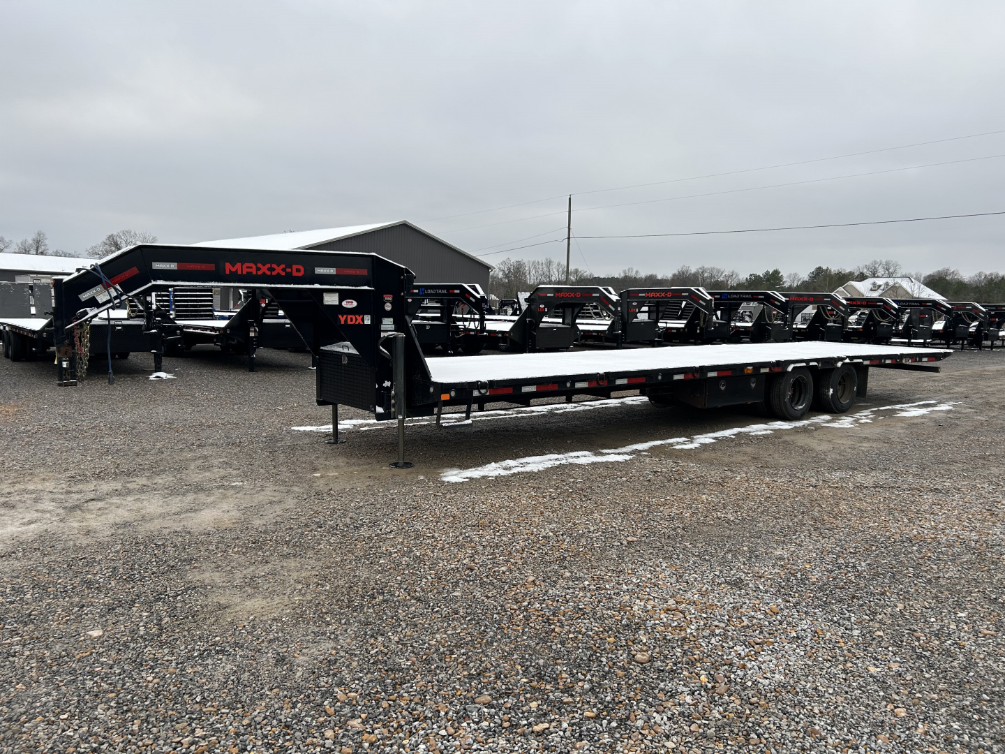 Used 2022 MAXXD 34' x 102" 30k Hyd Dove Gooseneck Trailer