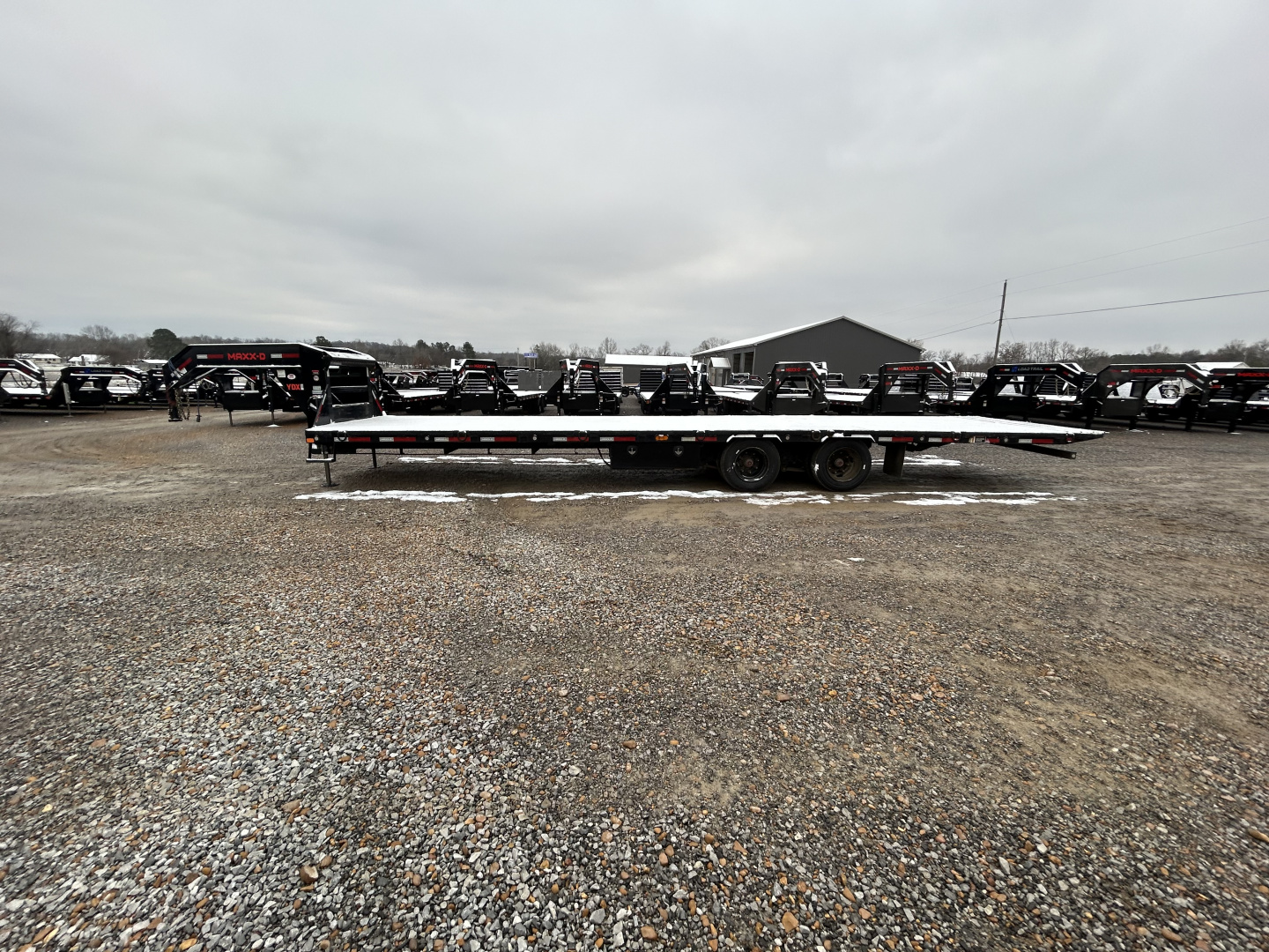 Used 2022 MAXXD 34' x 102" 30k Hyd Dove Gooseneck Trailer