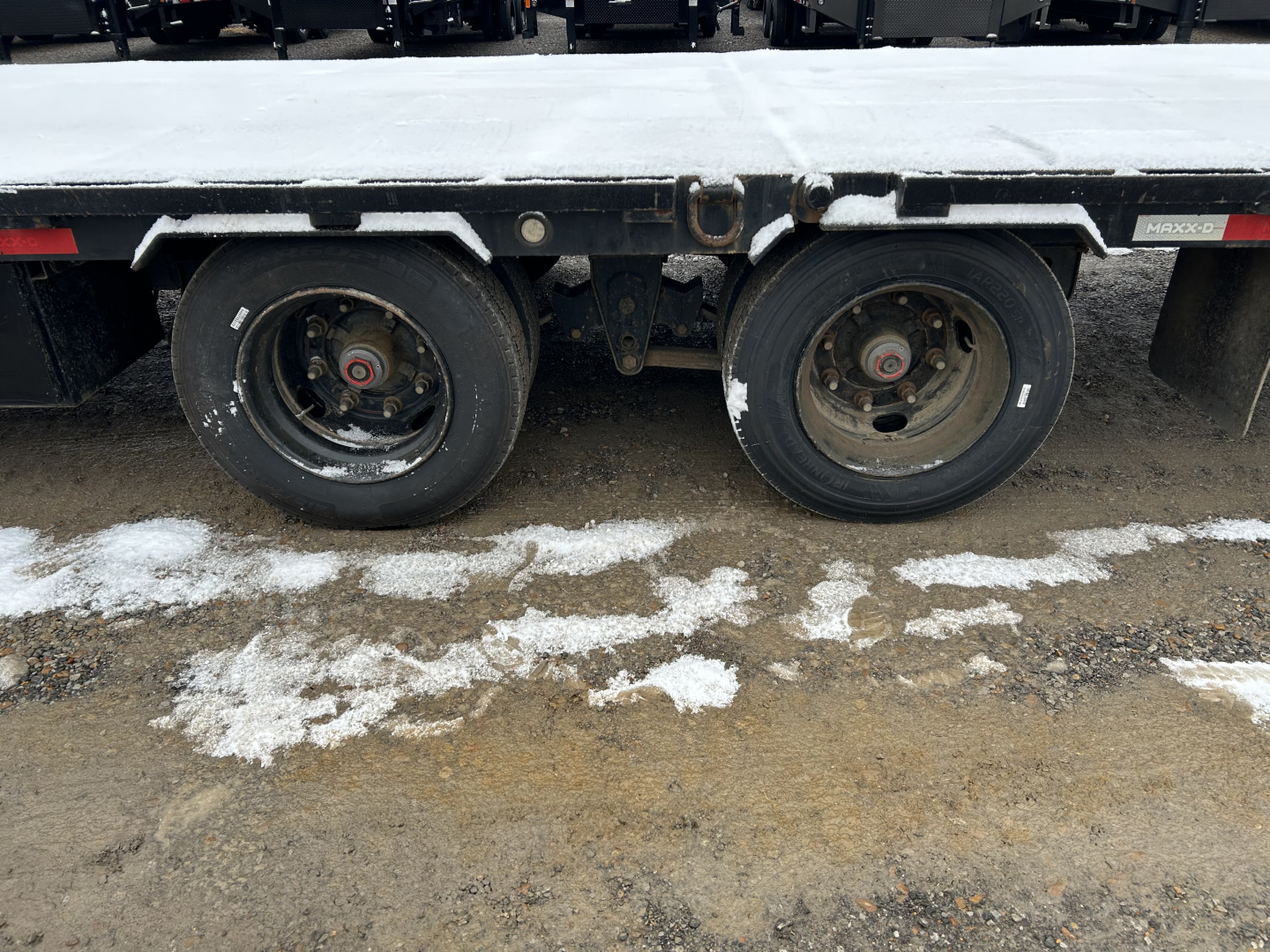 Used 2022 MAXXD 34' x 102" 30k Hyd Dove Gooseneck Trailer