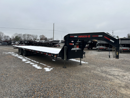 Used 2022 MAXXD 34' x 102  30k Hyd Dove Gooseneck Trailer