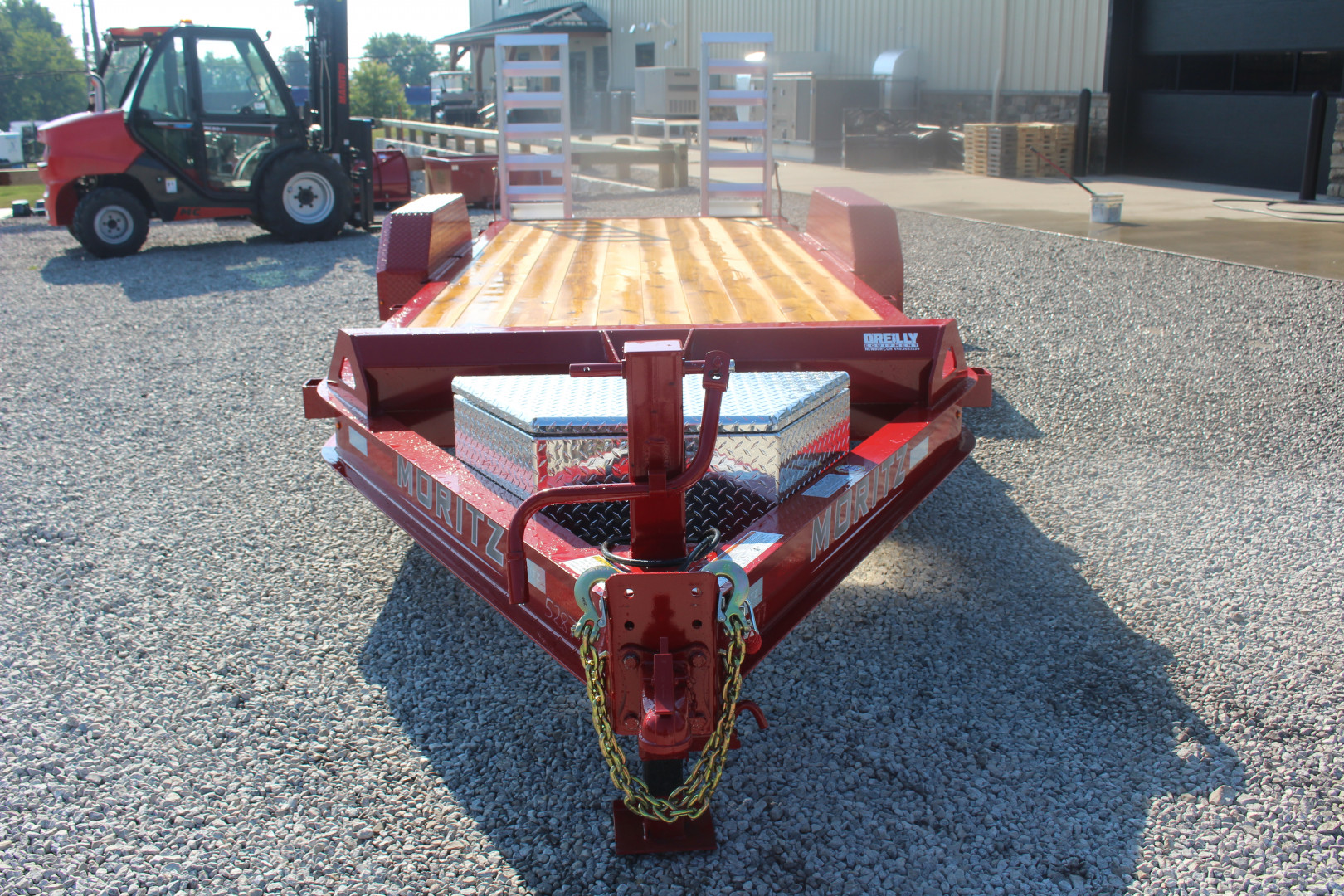 New 2025 Moritz ELBH 7' x 20' Low Pro - Aluminum Ramps - Equipment Trailer - 14000# GVW