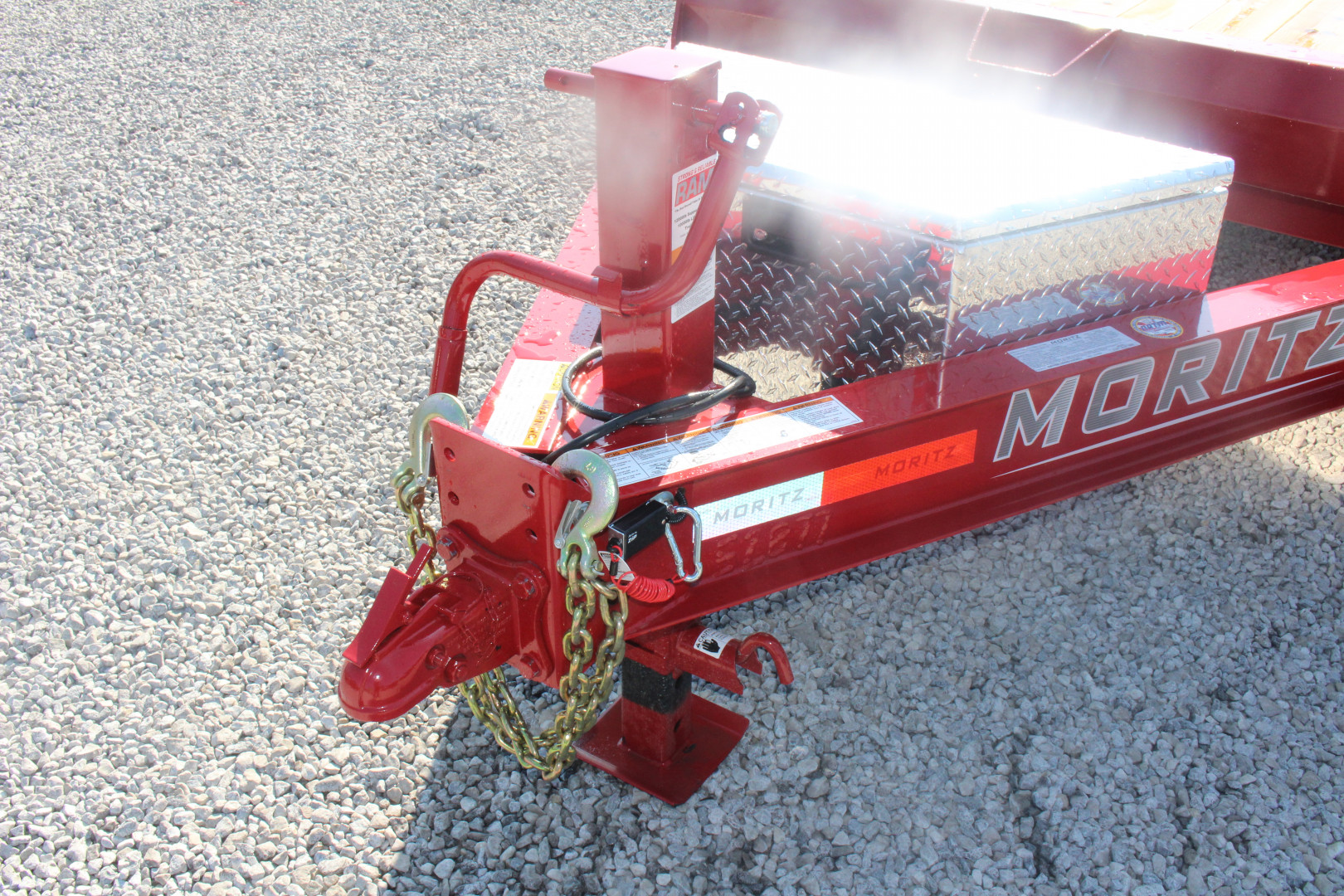 New 2025 Moritz ELBH 7' x 20' Low Pro - Aluminum Ramps - Equipment Trailer - 14000# GVW