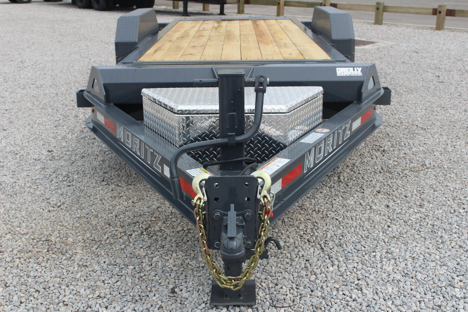 New 2025 Moritz 7' x 16' + 4' Low Pro - Gravity Tilt - Equipment Trailer - 16000# GVW