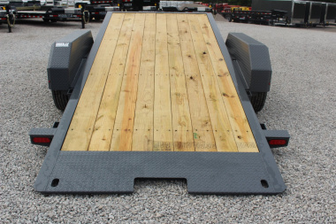 New 2025 Moritz 7' x 16' + 4' Low Pro - Gravity Tilt - Equipment Trailer - 16000# GVW