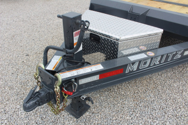 New 2025 Moritz 7' x 16' + 4' Low Pro - Gravity Tilt - Equipment Trailer - 16000# GVW