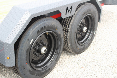 New 2025 Moritz 7' x 16' + 4' Low Pro - Gravity Tilt - Equipment Trailer - 16000# GVW