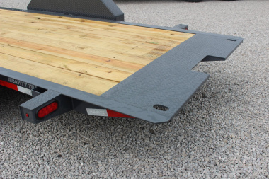 New 2025 Moritz 7' x 16' + 4' Low Pro - Gravity Tilt - Equipment Trailer - 16000# GVW