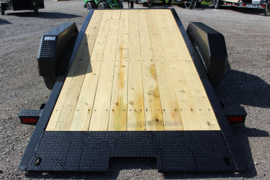 New 2025 Moritz 7' x 16' + 4' Low Pro - Gravity Tilt - Equipment Trailer - 14000# GVW