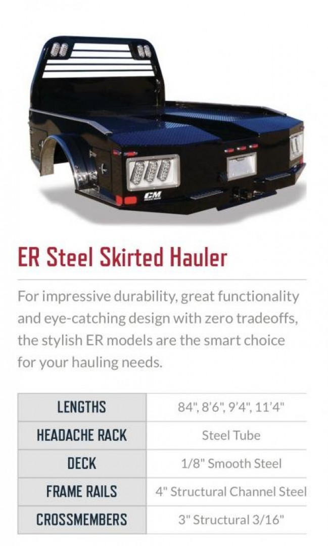 New 2023 CM Truck Beds ER Truck Bed