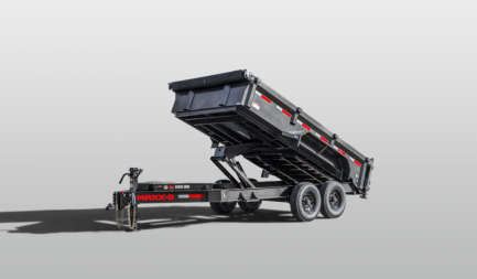 New 2024 MAXXD DJX8316- 16' X 83" - GOOSENECK DUMP 8.19 CU/YD Dump Trailer