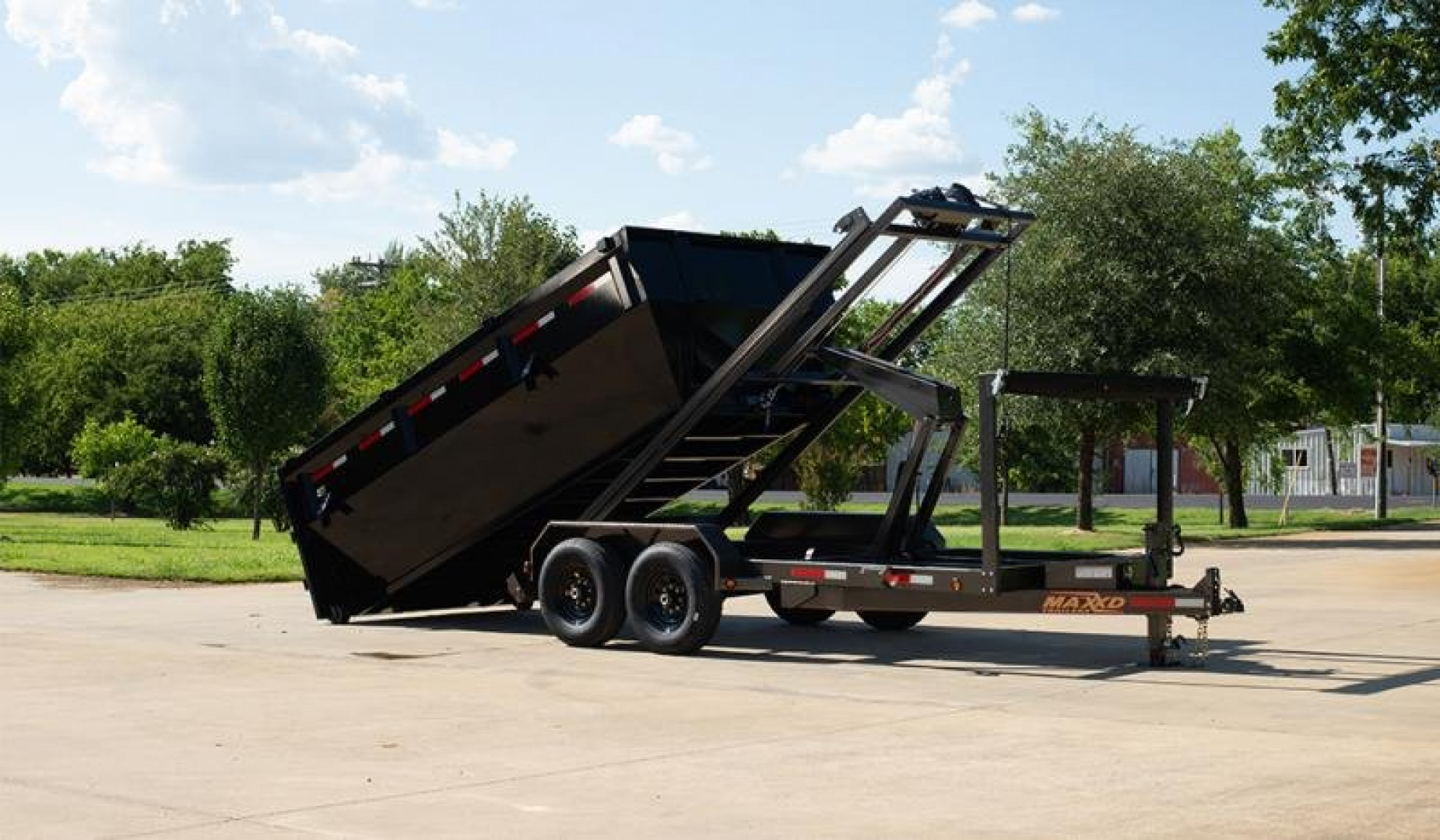 New 2023 MAXXD ROX - 14K Roll-Off Dump Dump Bin Dump Trailer