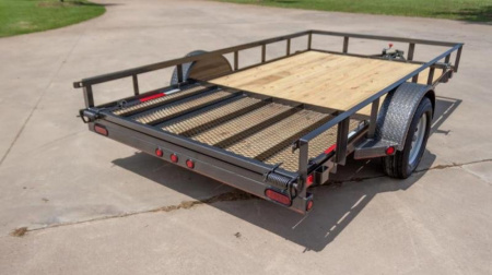 New 2022 MAXXD S3X - Angle Single Axle Utility Trailer Utility Trailer