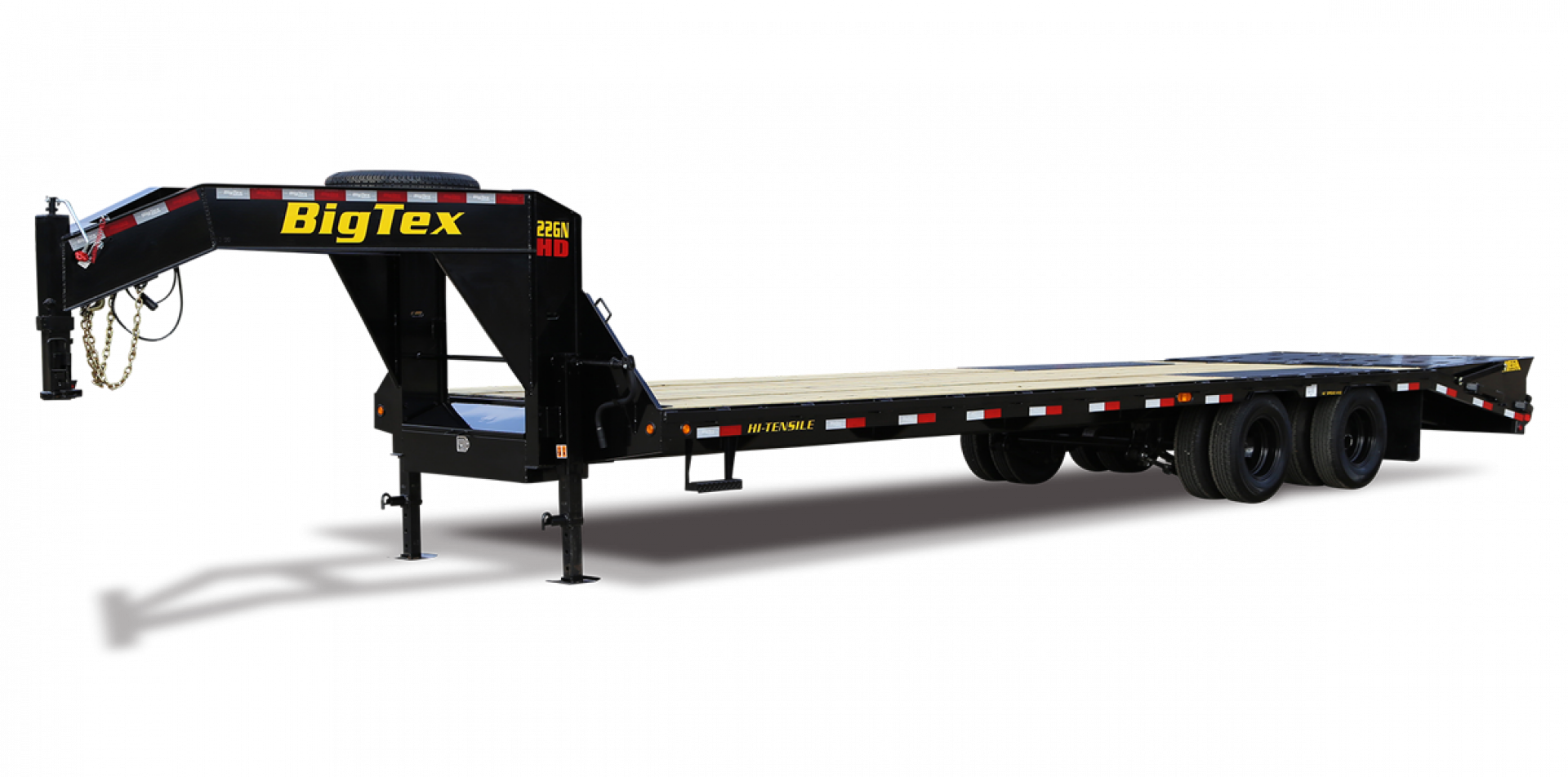 New 2025 Big Tex Trailers 22GN-33D5A-MRBK Flatbed Trailer