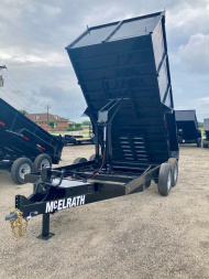 New 2025 McElrath Trailers 714DT7T Dump Trailer 4' SIDES