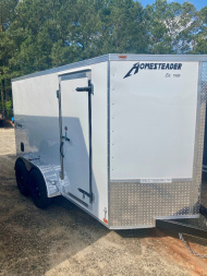 New 2025 Homesteader Trailer 6X12 Cargo / Enclosed Trailer 7k GVWR