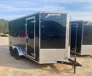 New 2025 Homesteader Trailer 7x14 Cargo / Enclosed Trailer 7k