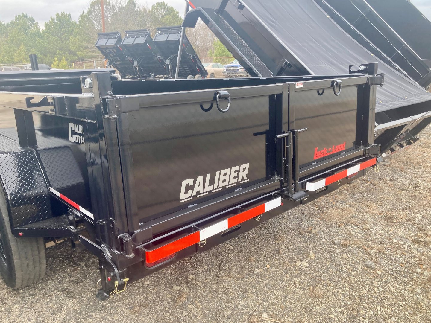 New 2025 Caliber Trailer Mfg 7X14-14K DUMP TRAILER