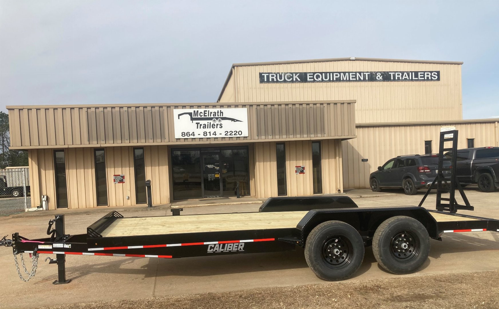 New 2025 Caliber Trailer Mfg 7x20 14k Equipment Trailer