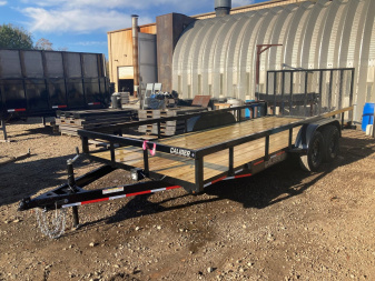 New 2024 Caliber Trailer Mfg CALIBER Utility Trailer 7x18