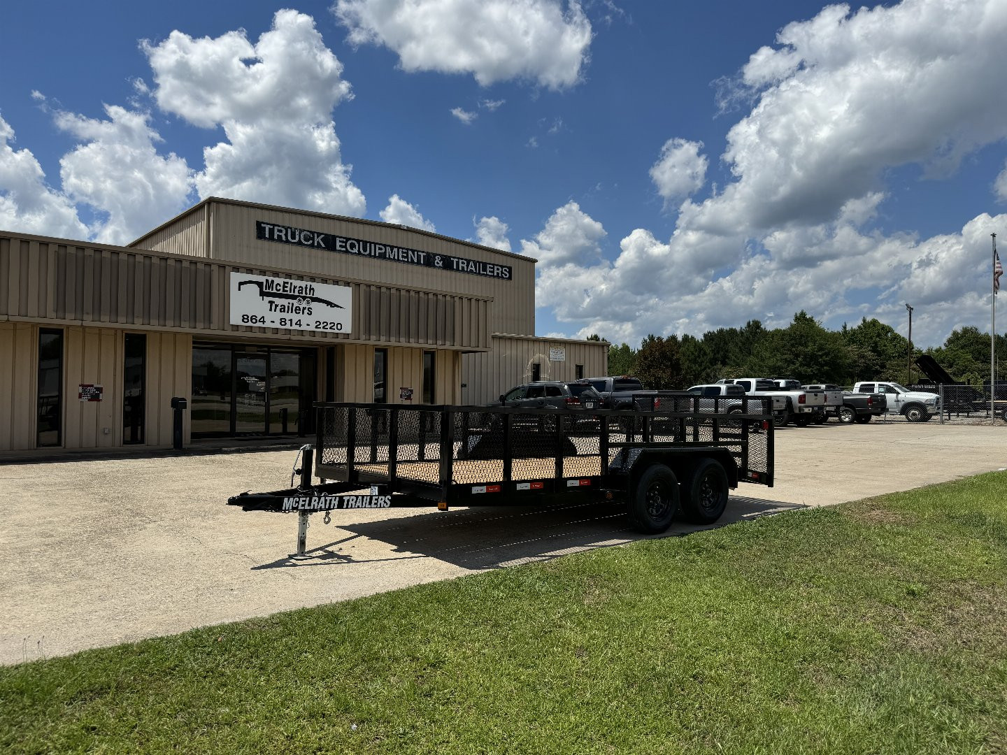 New 2024 McElrath Trailers L071607M2D Landscape Trailer