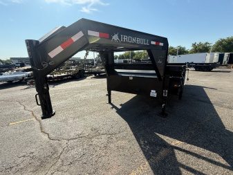 New 2026 Iron Bull 96X16 14K Gooseneck Deckover Dump Trailer