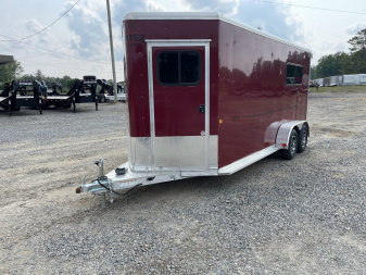 New 2023 Frontier 7x16 FastTrack 2 Horse Straight load Horse Trailer