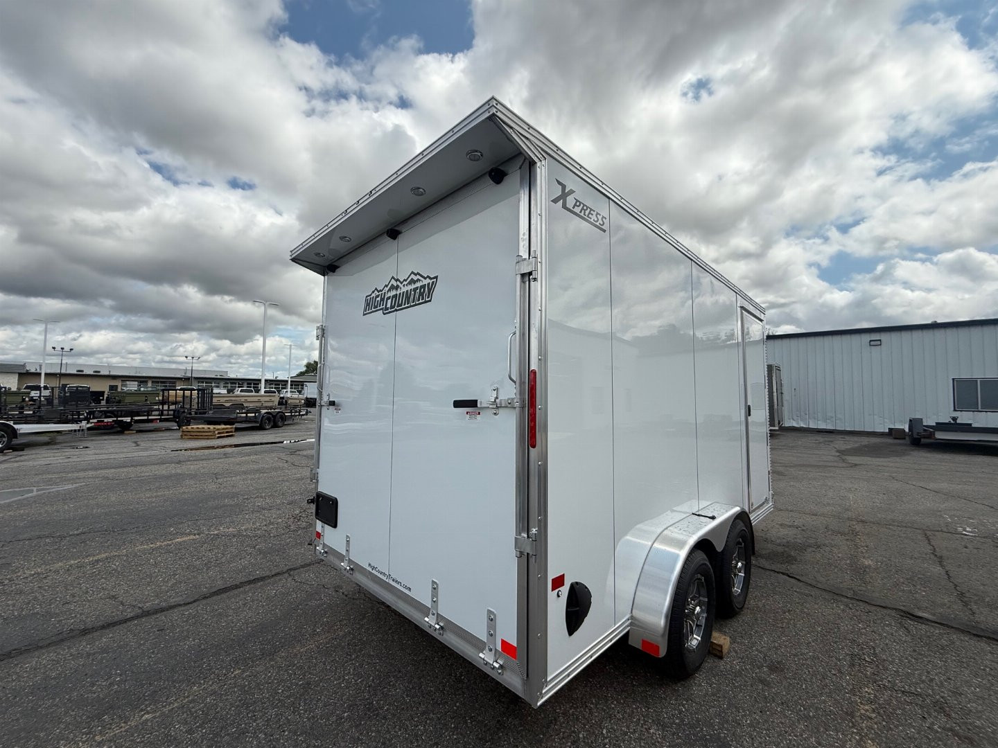 New 2025 ALCOM 7.4X14 Cargo / Enclosed Trailer