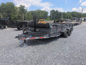 New 2025 Diamond C Trailers LPT208 LPRO 18K 82X16 Telescopic Dump Dump Trailer
