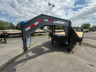New 2025 Lamar Trailers 102X25 Flatbed Trailer
