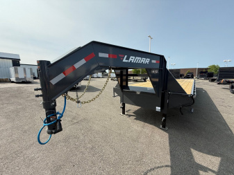 New 2025 Lamar Trailers 102X32 Flatbed Trailer