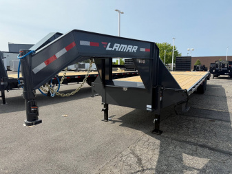 New 2025 Lamar Trailers 102X32 Flatbed Trailer