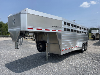 New 2026 EBY Trailers Maverick 20'x6'11 x6'7  14k Gooseneck Stock / Stock Combo Trailer