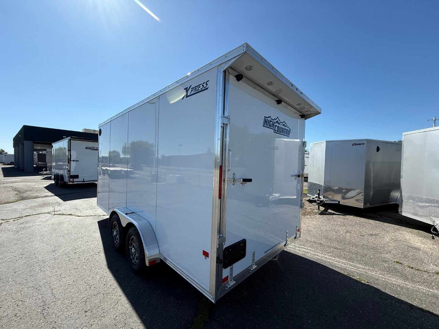 New 2025 ALCOM 7.4X16 Cargo / Enclosed Trailer